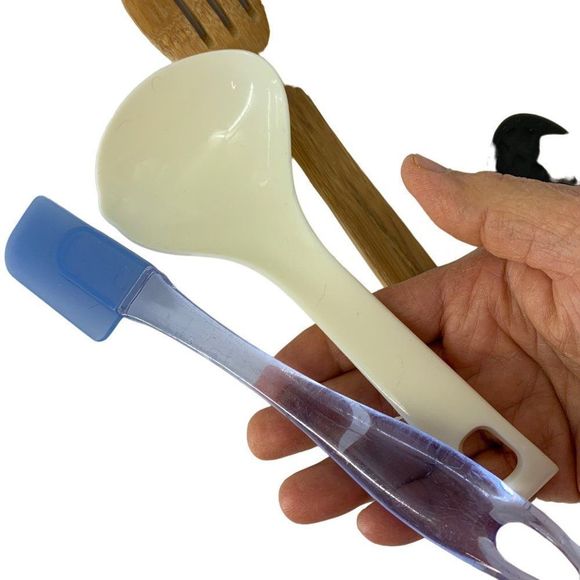 Lot of Mixed Kitchen Utensils Knives Pizza Cutter Sink Strainer Spoon Spatula 50 - Picture 5 of 11